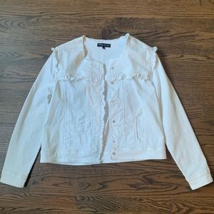 Generation Love white denim jacket